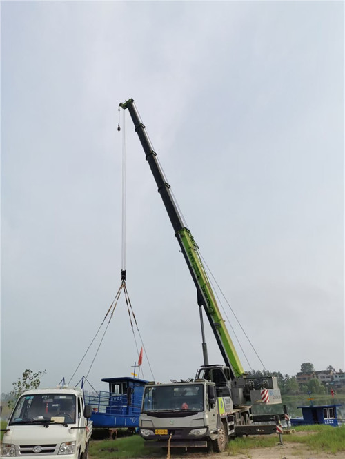 盘龙区桥梁建设吊装案例